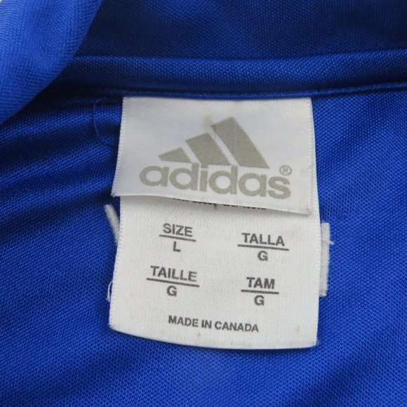 Team Italy Soccer Jersey - 1990s Practice Jersey by Adidas - Men's Large - Picture 9 of 9